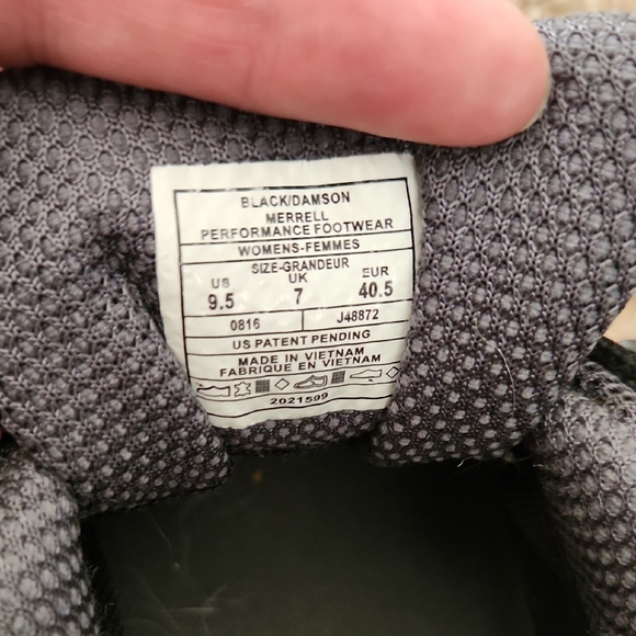 Merrell Gray and Purple Athletic Trail Shoes - Picture 6 of 6